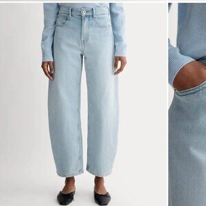 Everlane Women's Way High Curve Jean in Light Sky Size 28 Cotton NEW NWT